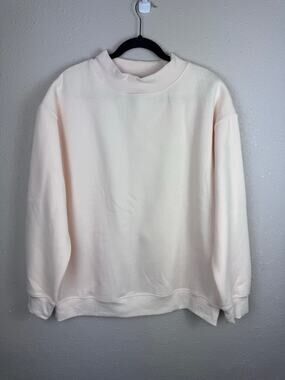 Buckley Womens Crewneck Sweatshirt Cream Size Large